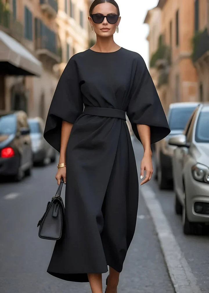 Clau | Vestido de mangas de morcego