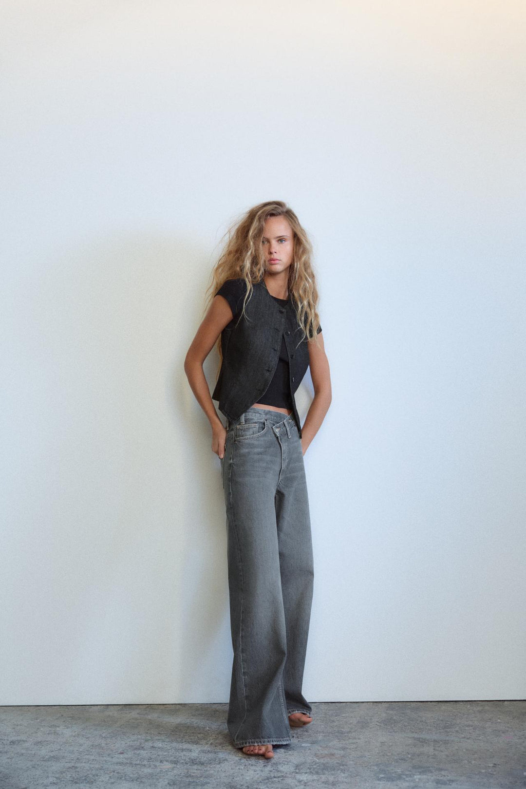 Celine | Jeans de cintura cruzada