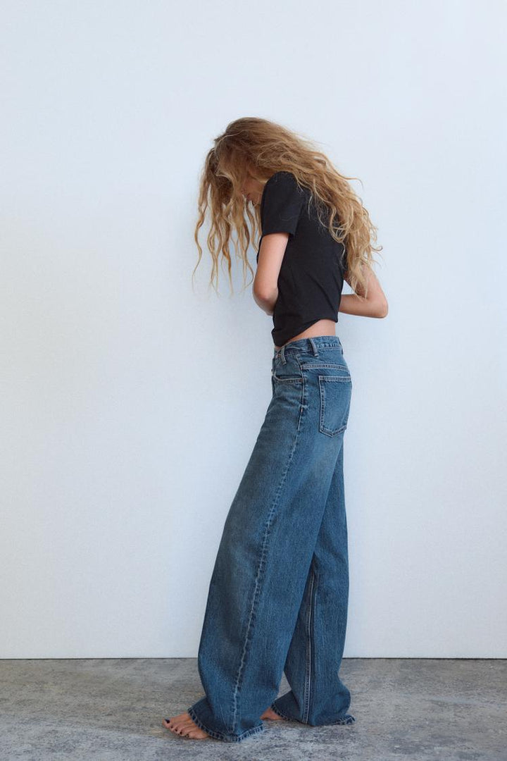 Celine | Jeans de cintura cruzada