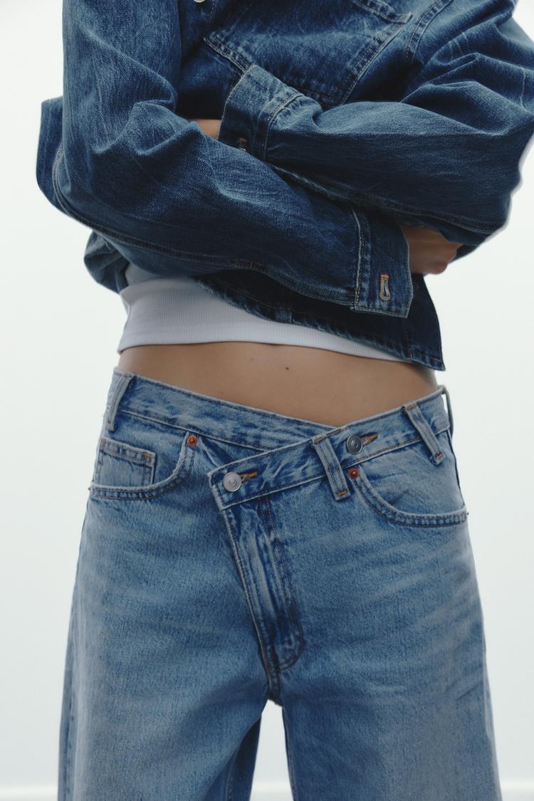 Celine | Jeans de cintura cruzada