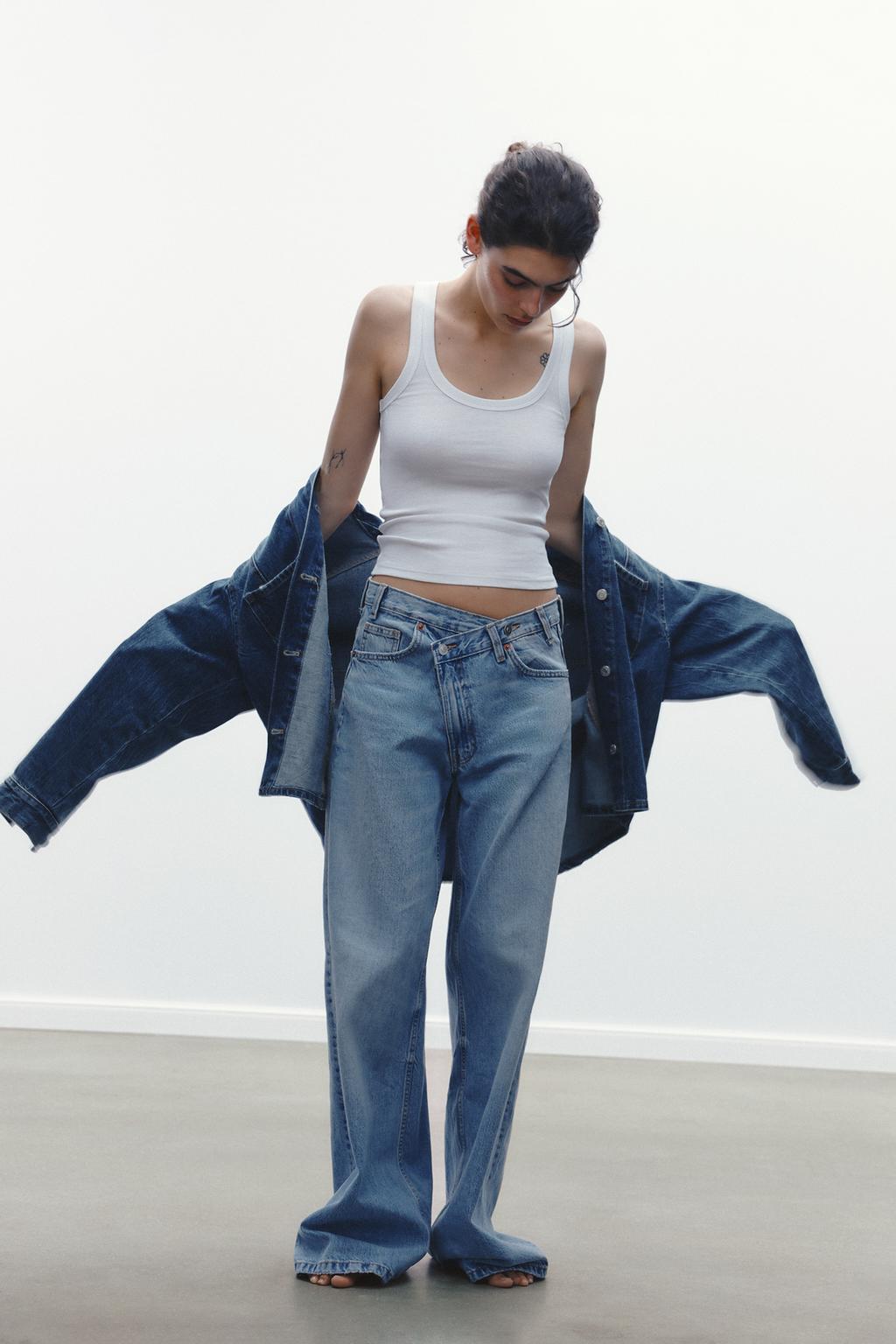 Celine | Jeans de cintura cruzada