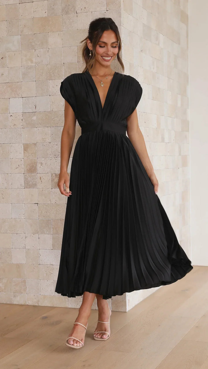 Alice | Vestido Midi Plissado