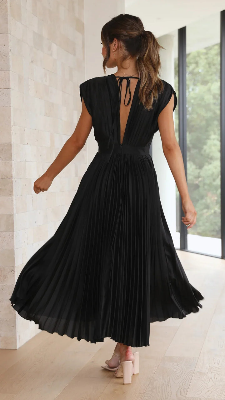Alice | Vestido Midi Plissado