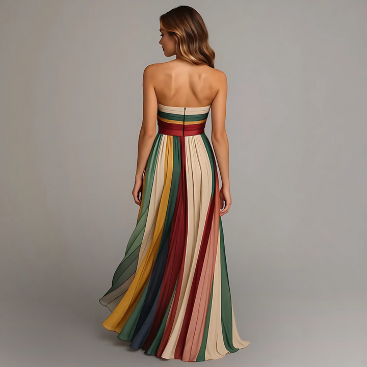 Fiorella | Vestido sem mangas colorido