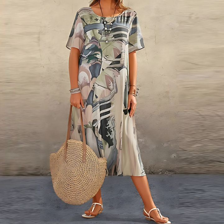 Orla – Vestido Floral Confortável