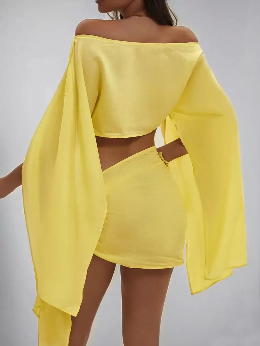 Praia | Conjunto de top e pareo