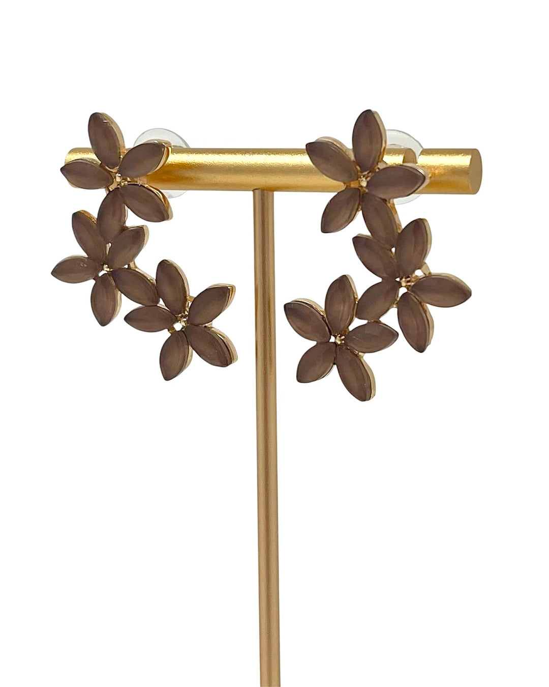Brincos Jasmim Chocolate
