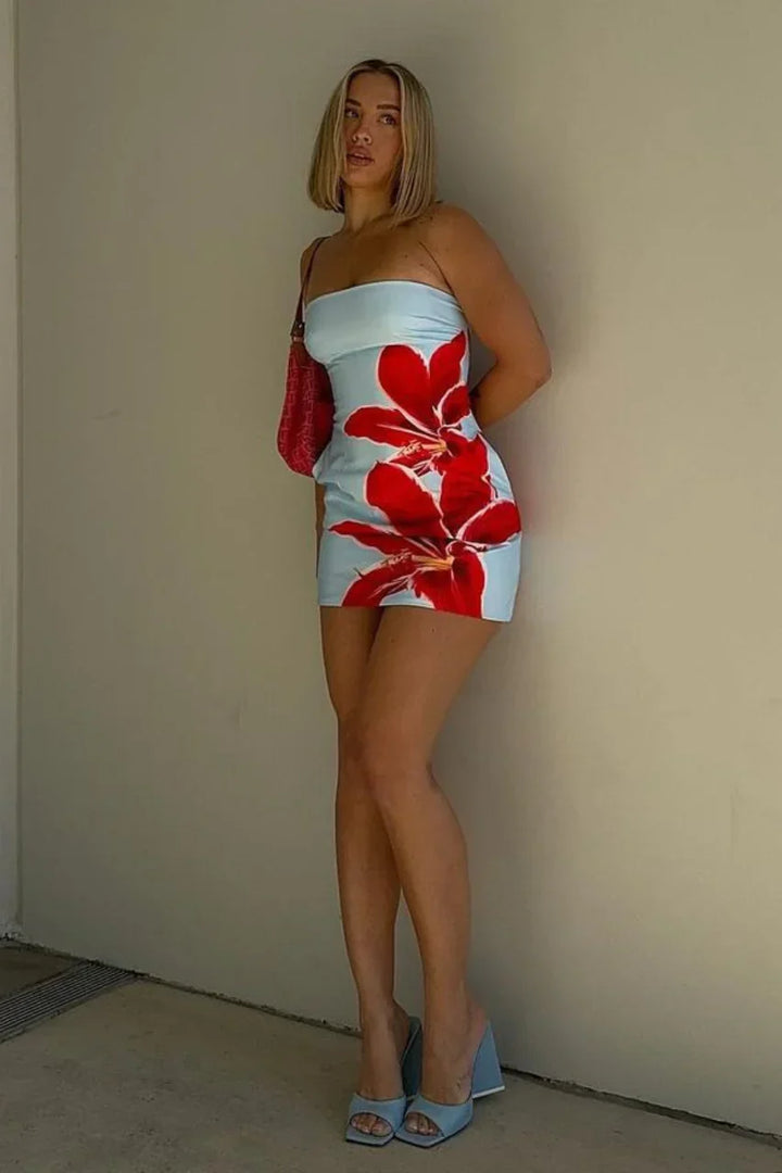 Red Lily | Vestido mini Primrose