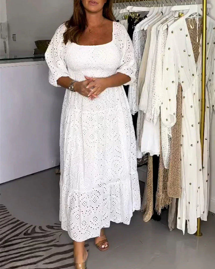 Rita | Vestido Longo Calado