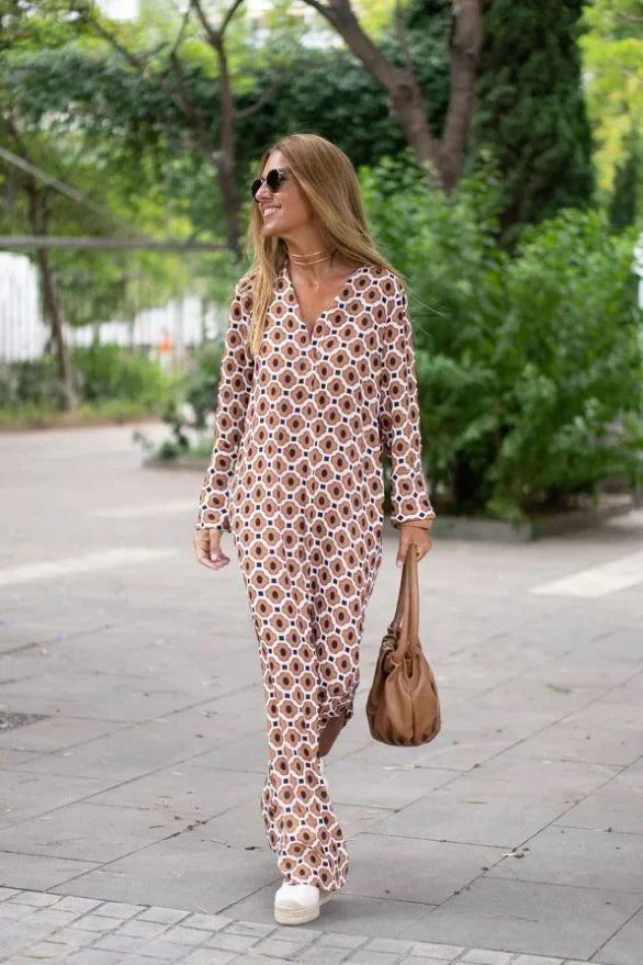 Bellevo | Vestido Elegante com Estampado