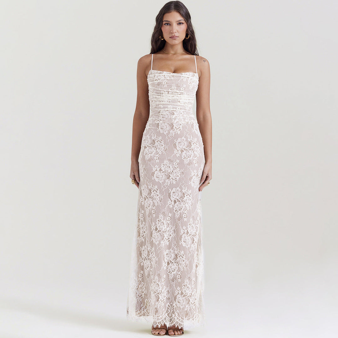 Niza | Vestido Longo de Renda