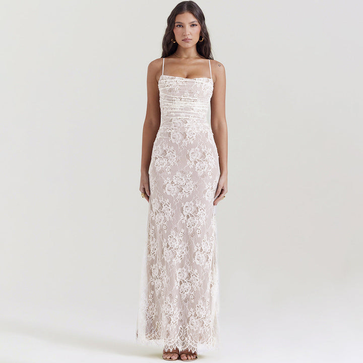Niza | Vestido Longo de Renda