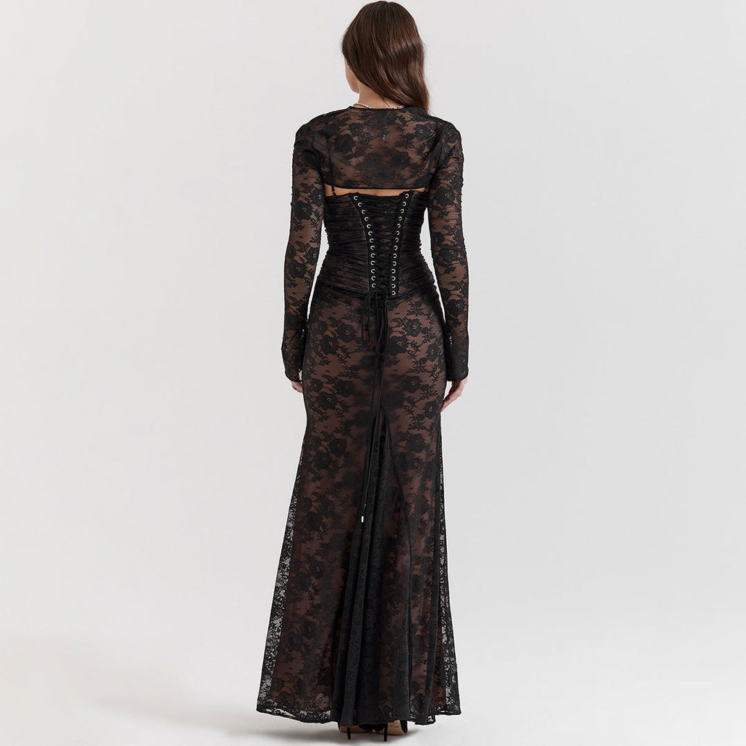 Niza | Vestido Longo de Renda