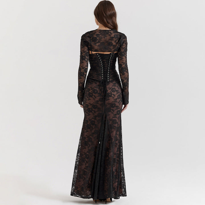 Niza | Vestido Longo de Renda