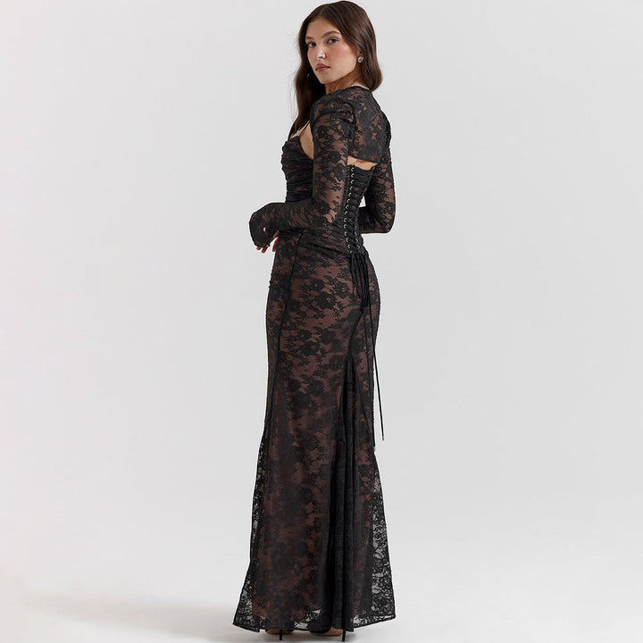 Niza | Vestido Longo de Renda