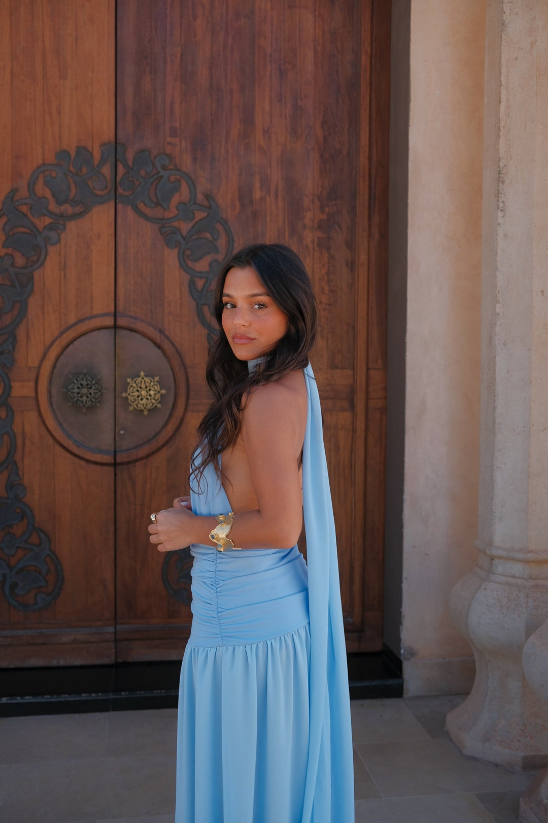 Paloma / Vestido em azul