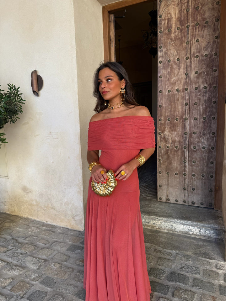 Vestido de Toledo em rosa