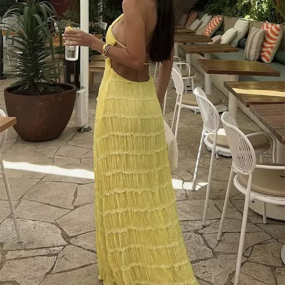 Alboréa | Vestido de alça halter Etéreo