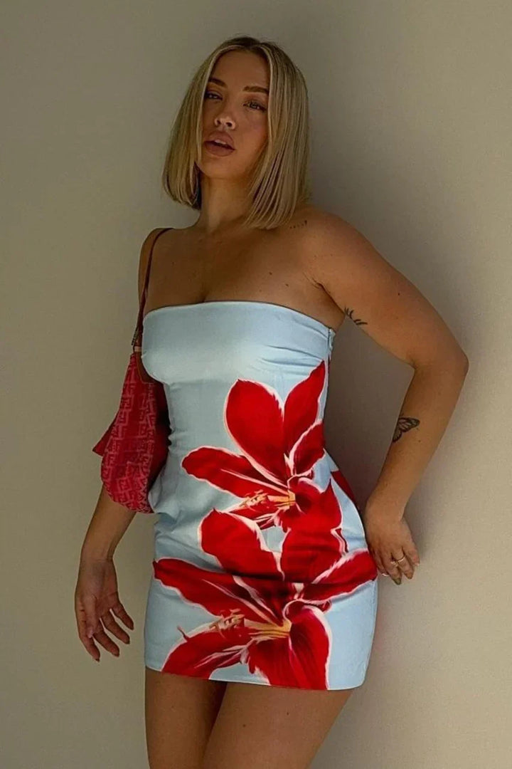 Red Lily | Vestido mini Primrose