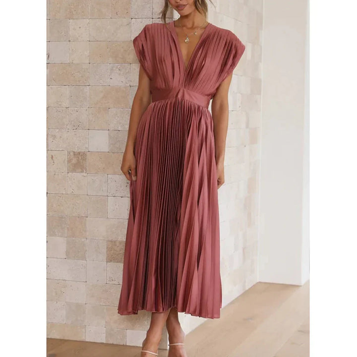 Alice | Vestido Midi Plissado