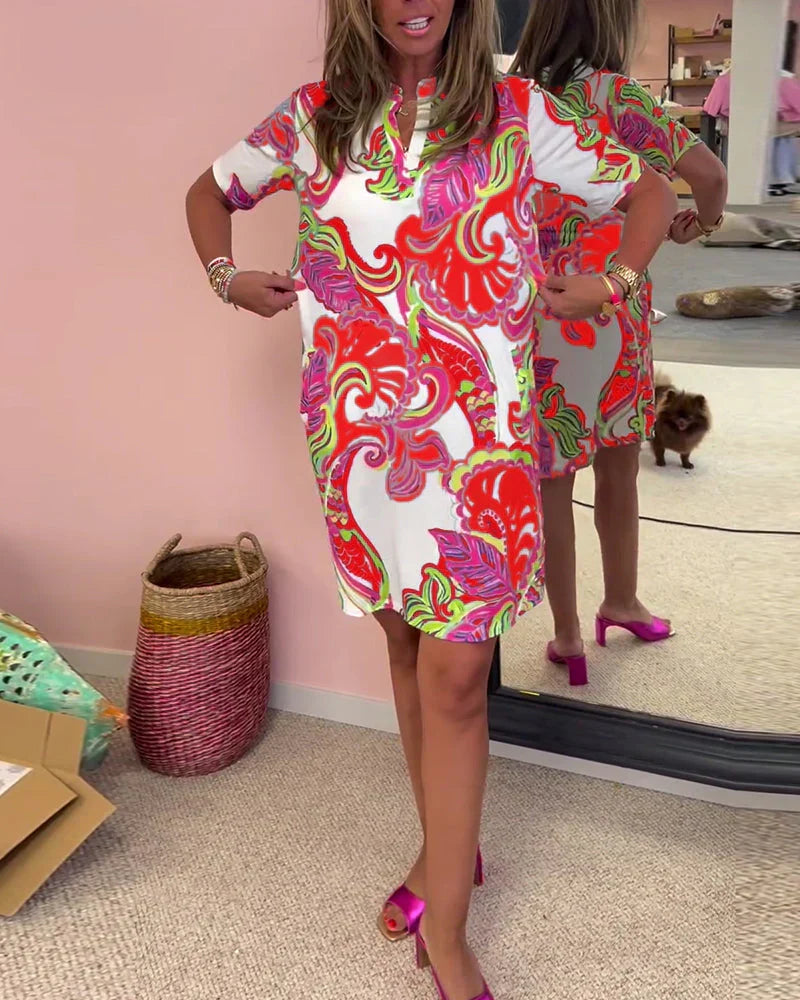 Nadia | Vestido Midi Estampado