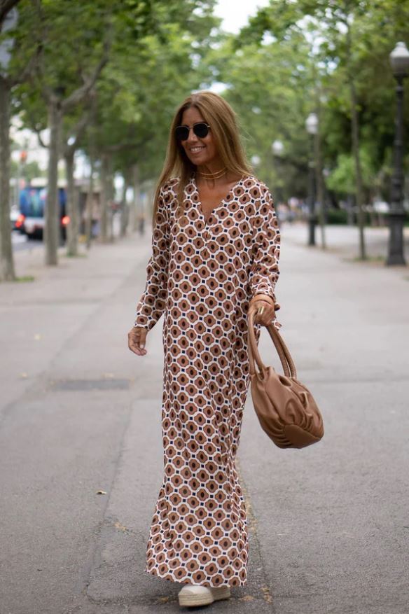 Bellevo | Vestido Elegante com Estampado