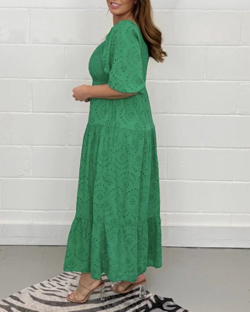 Rita | Vestido Longo Calado