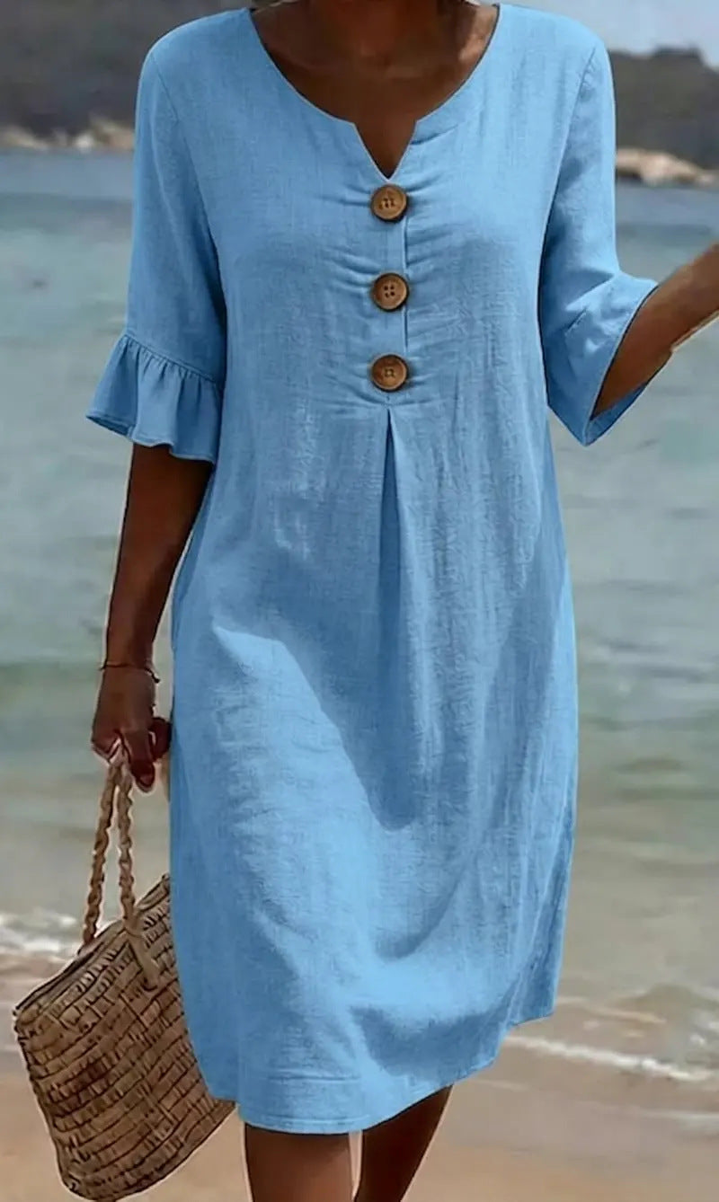 Vestido casual para mulher