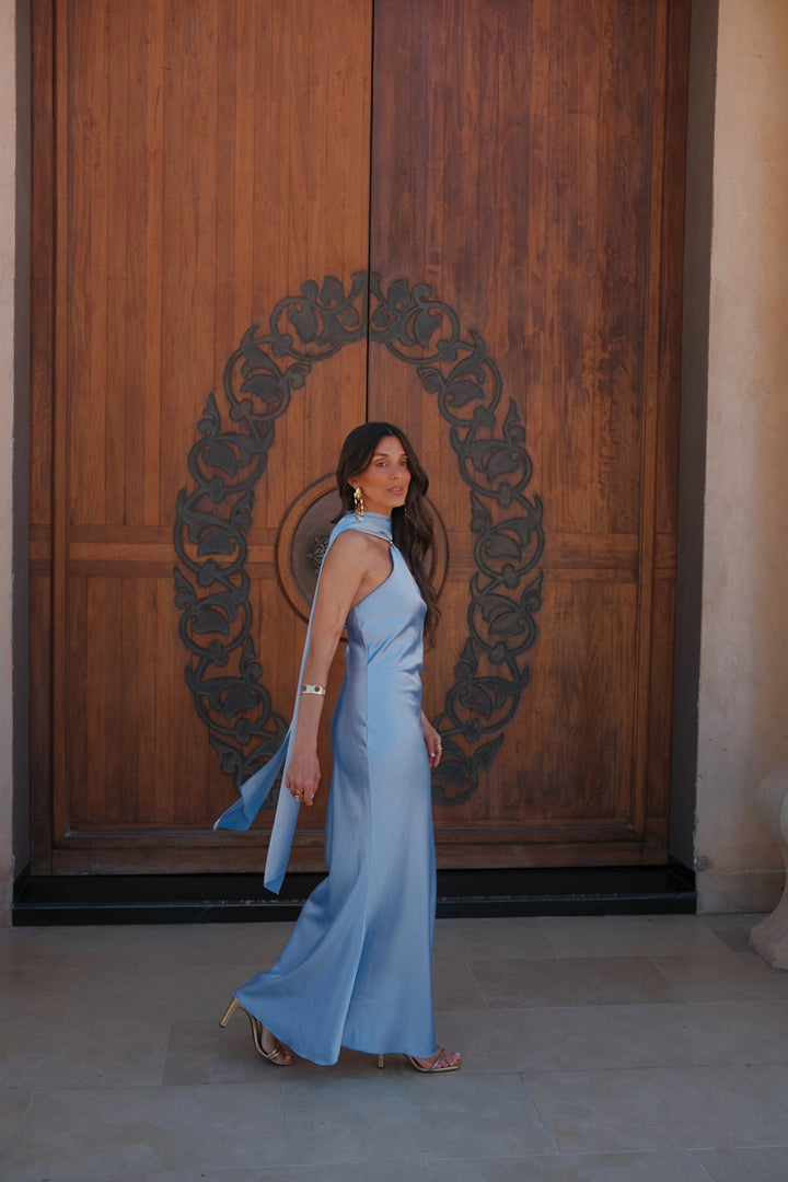 Vestido Safira em azul céu