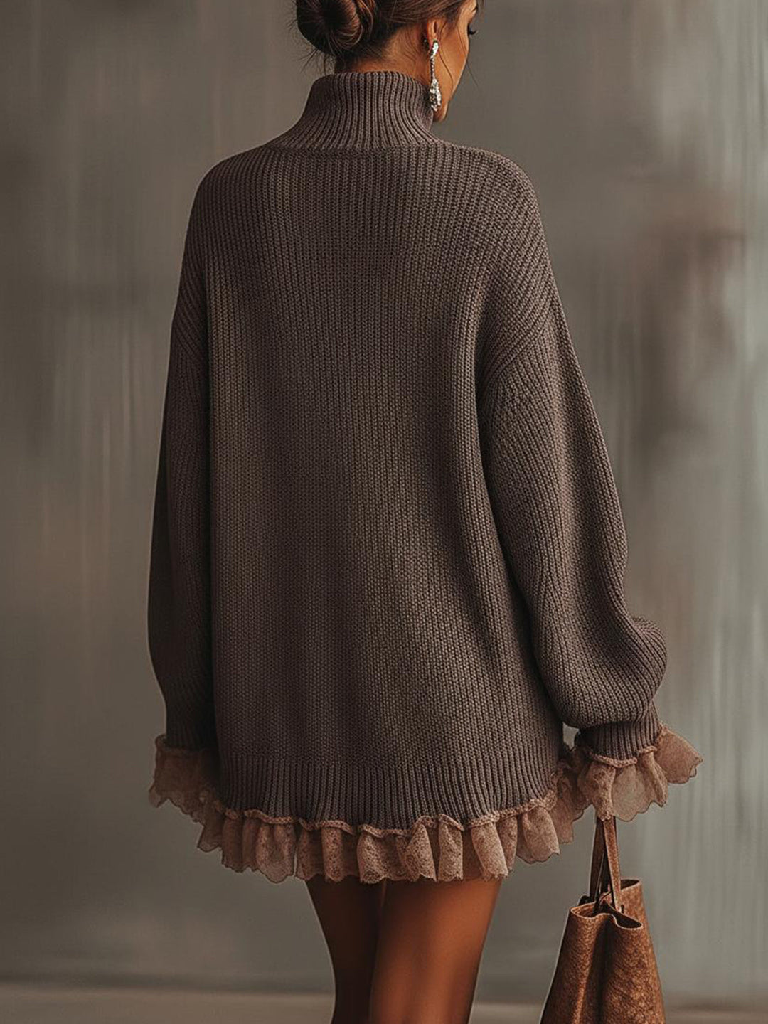 Velourin | Vestido de Malha com Volantes