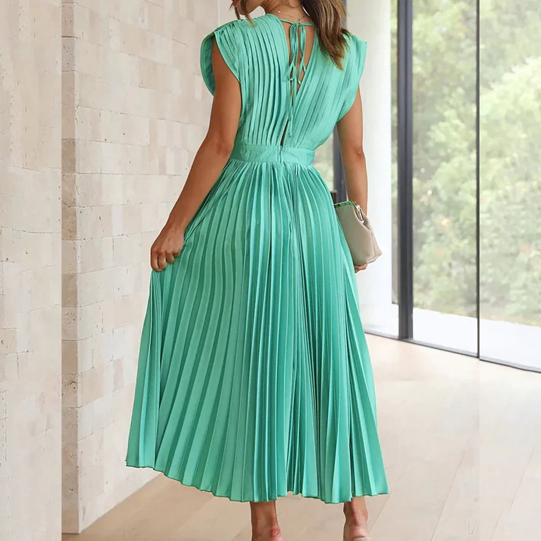 Alice | Vestido Midi Plissado
