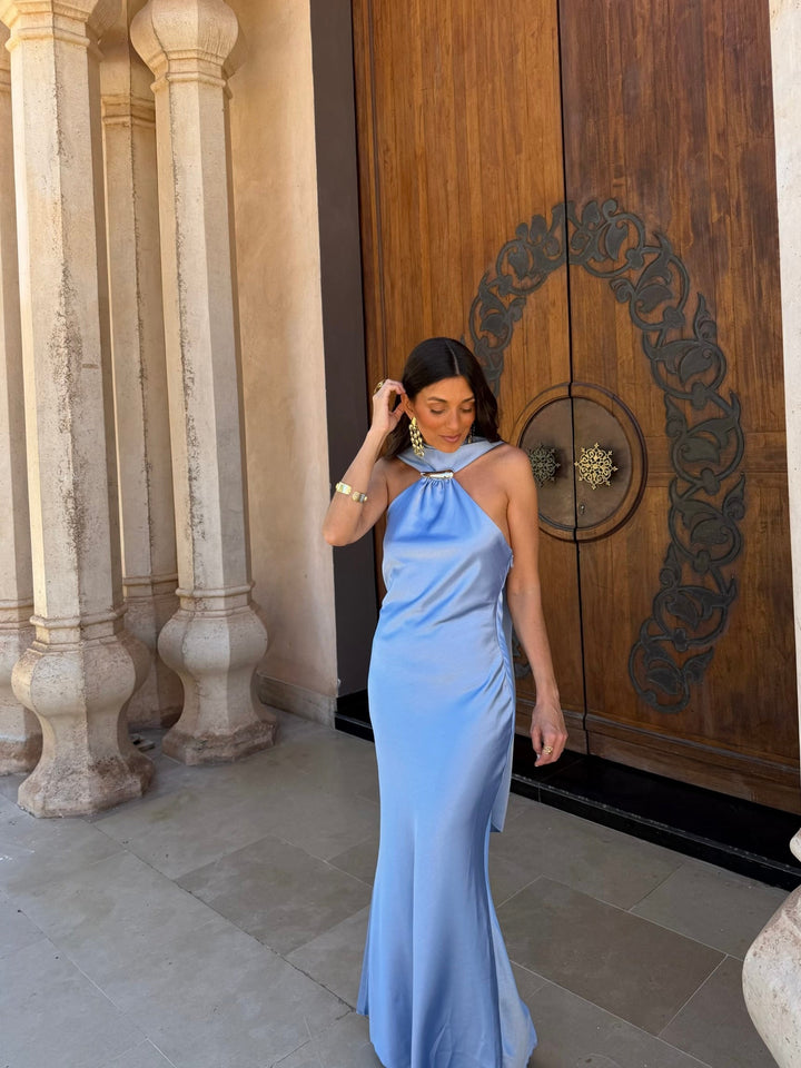 Vestido Safira em azul céu