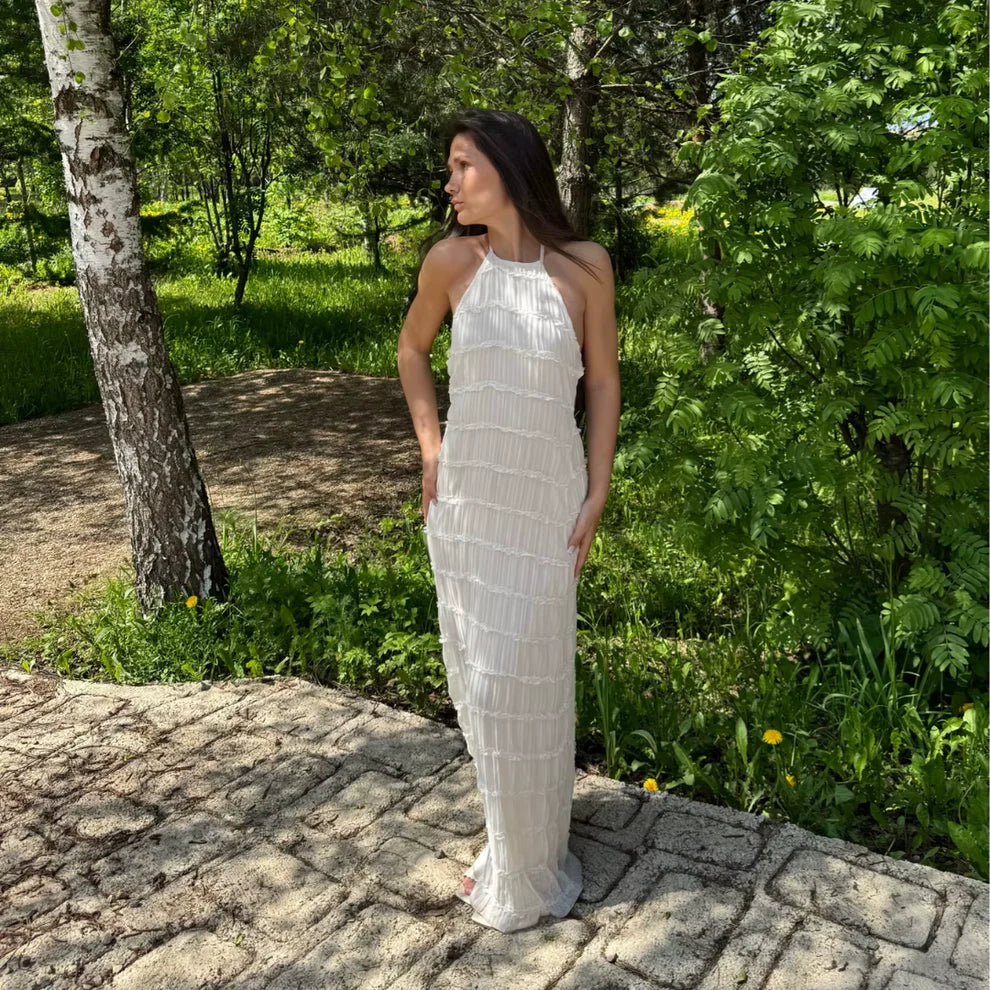 Alboréa | Vestido de alça halter Etéreo