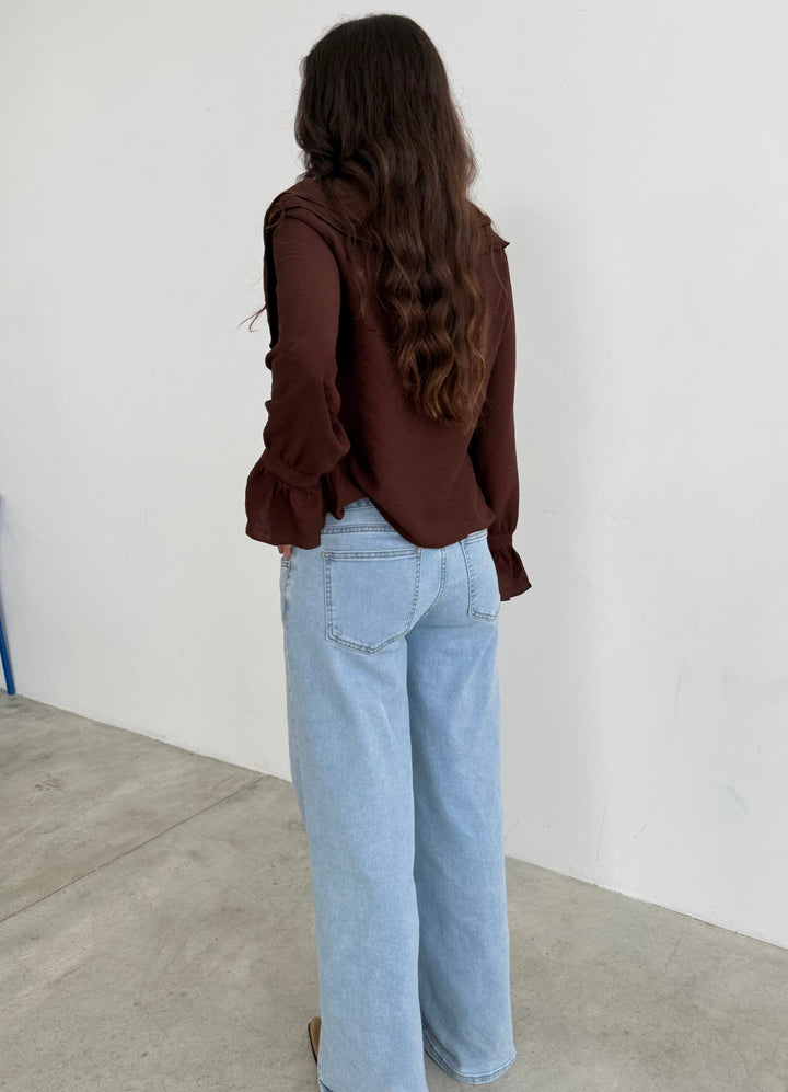 Jeans de cintura baixa