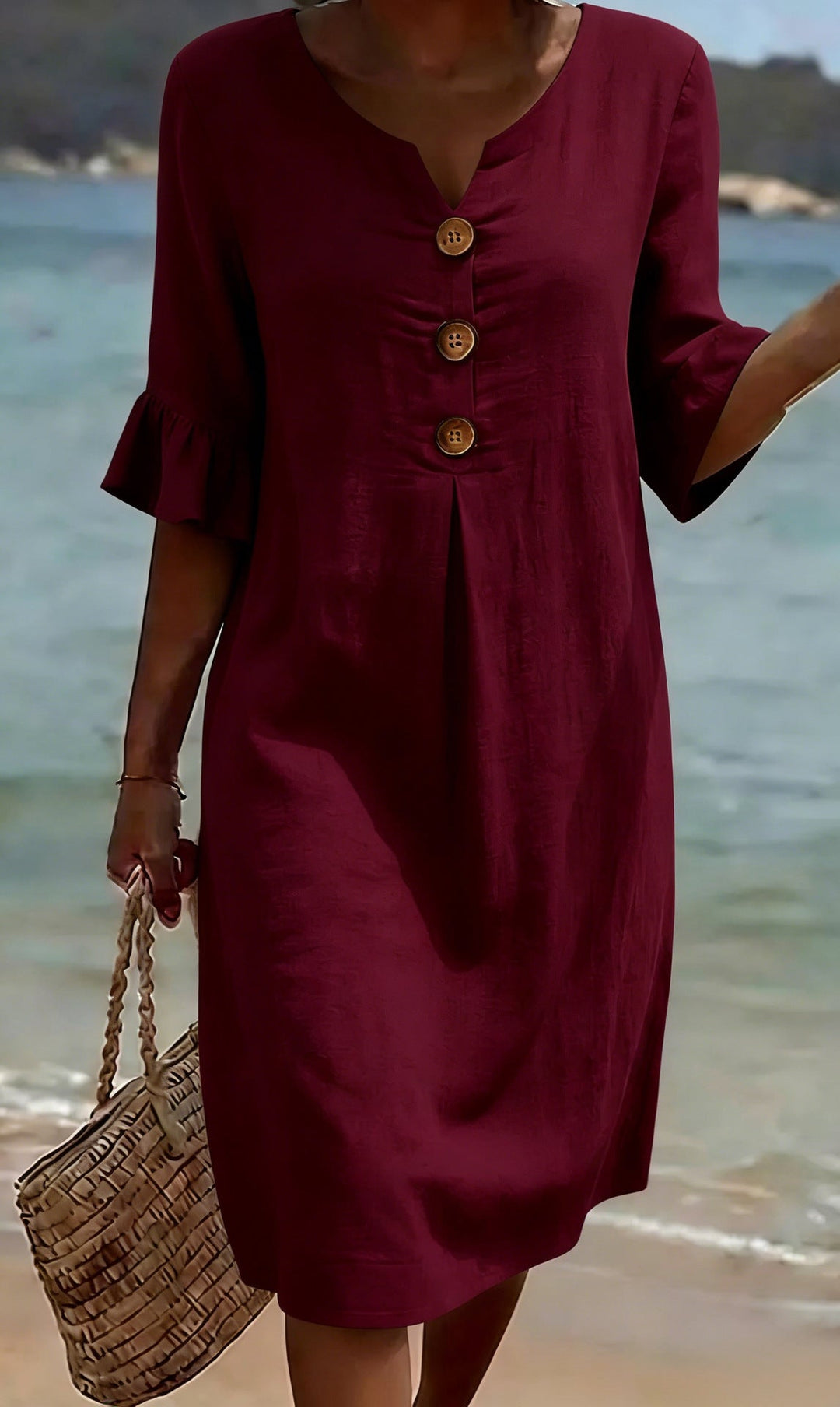 Vestido casual feminino