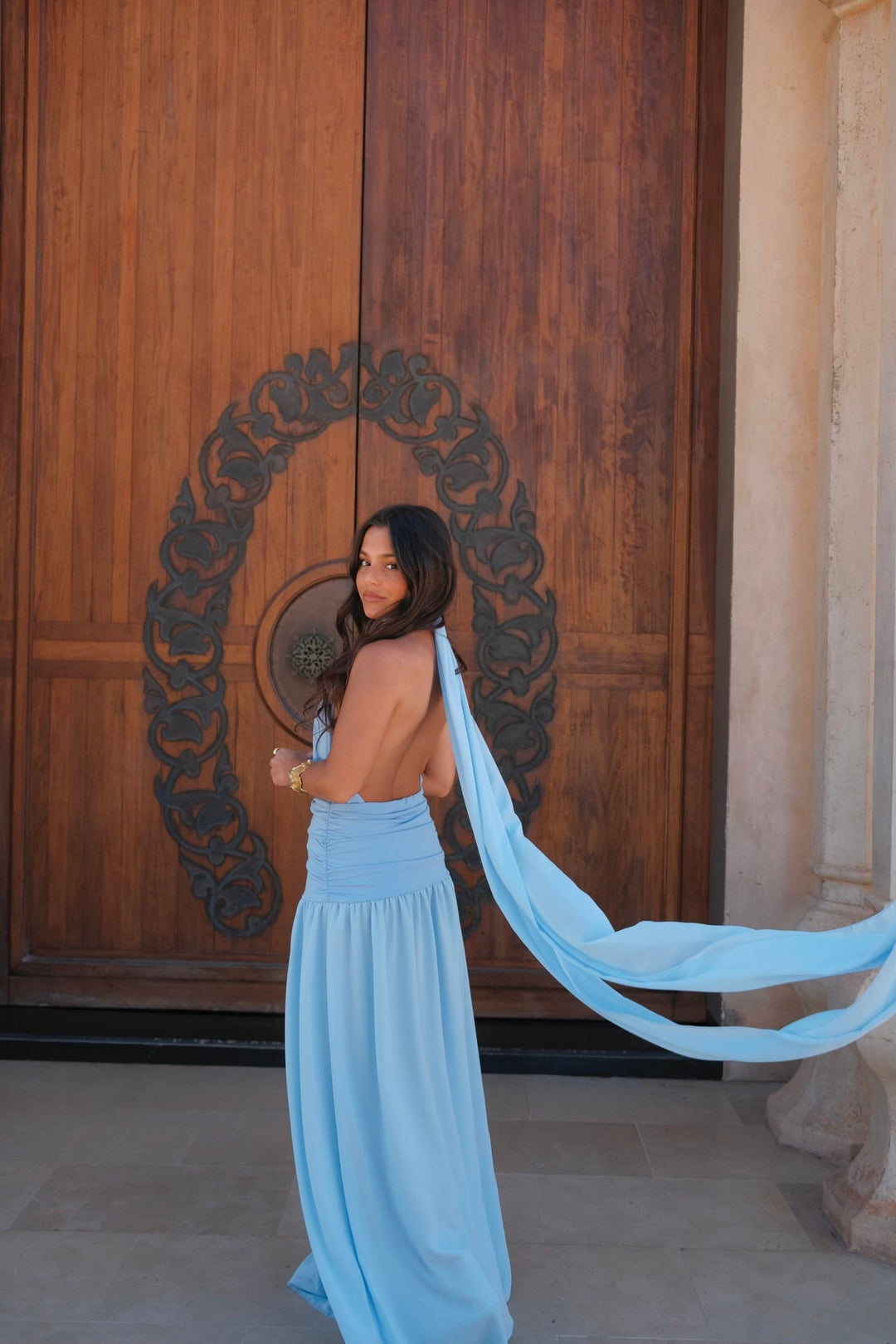 Paloma / Vestido em azul