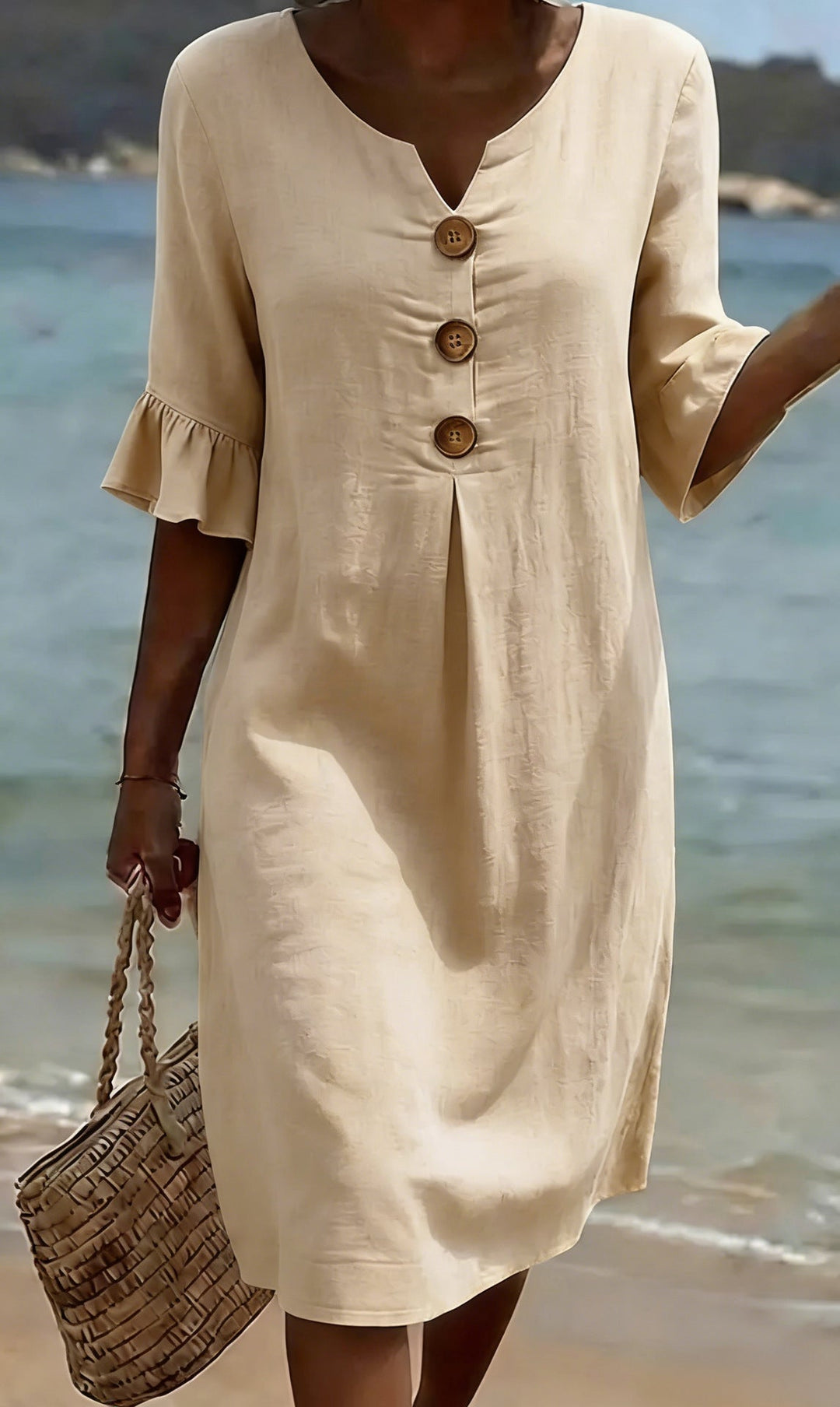 Vestido informal para mulher.