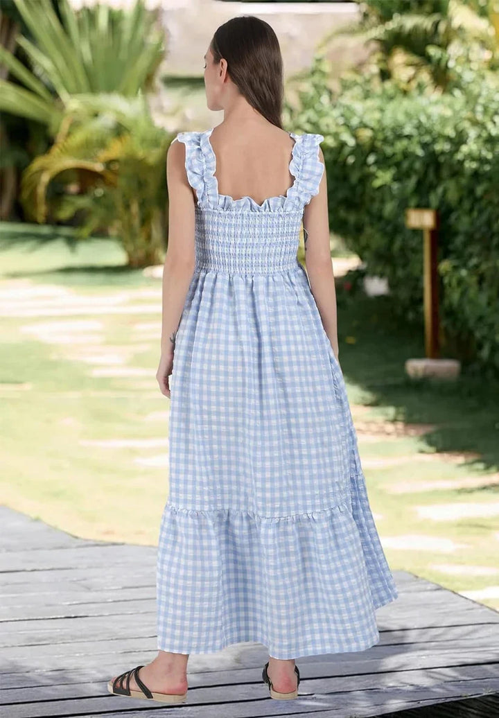 Ana | Vestido de xadrez