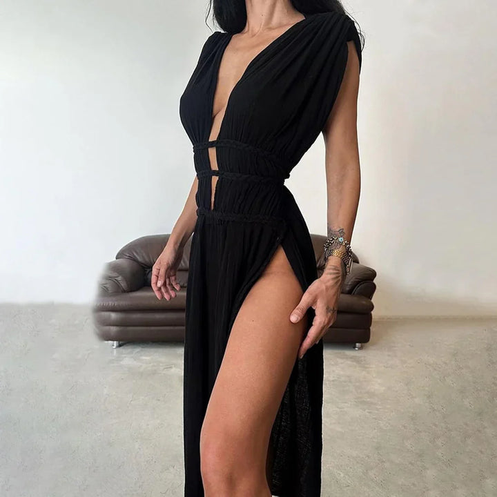 Afra | Vestido Longo Sem Mangas