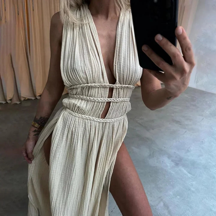 Afra | Vestido Longo Sem Mangas