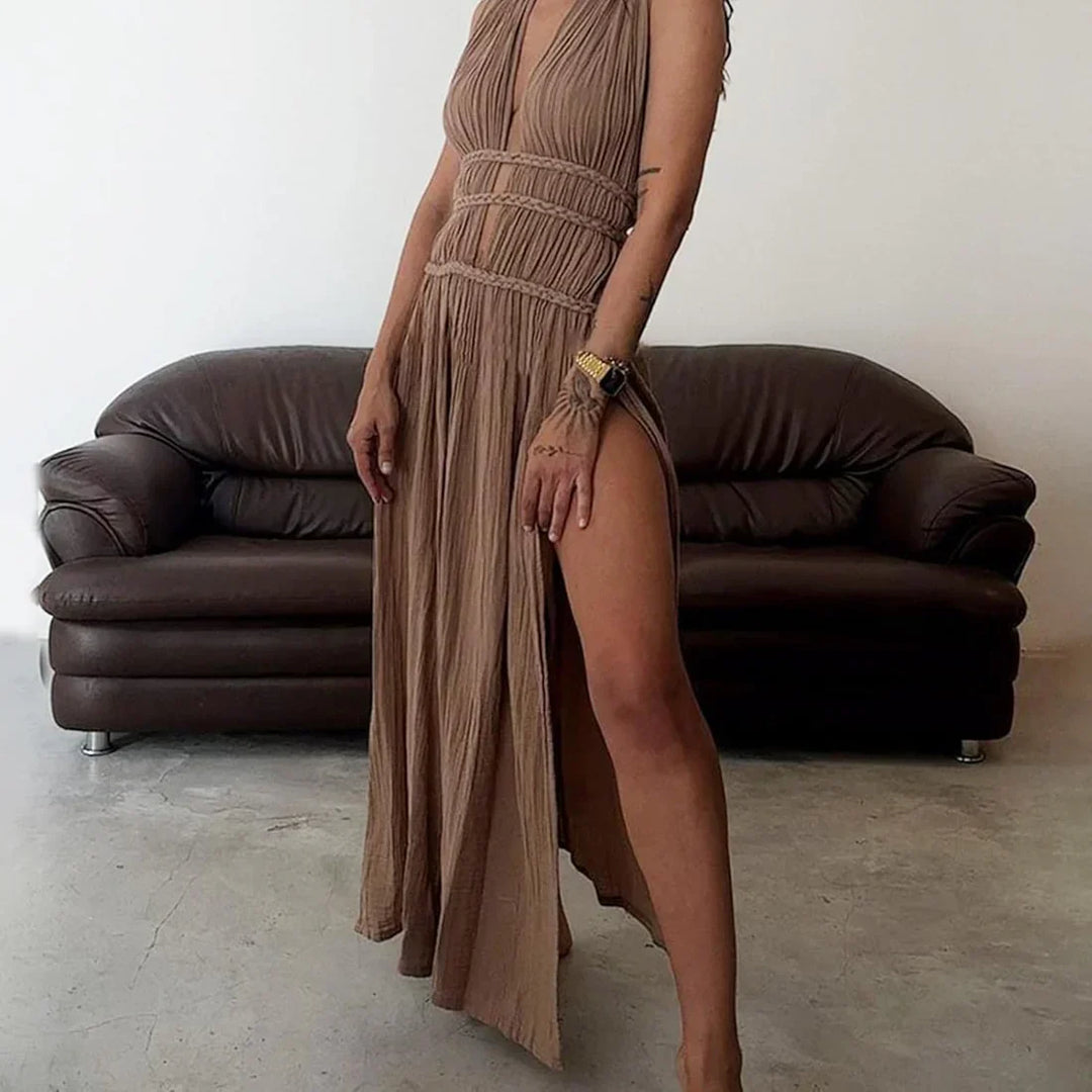 Afra | Vestido Longo Sem Mangas