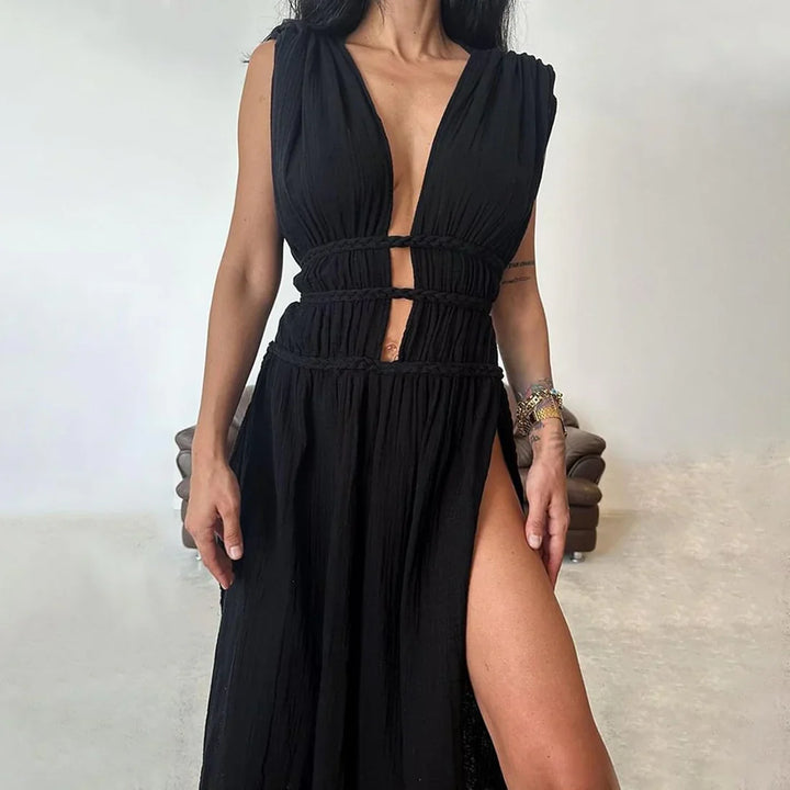 Afra | Vestido Longo Sem Mangas