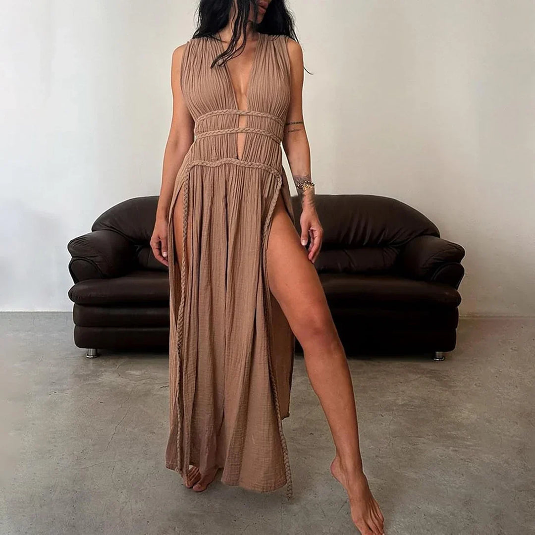 Afra | Vestido Longo Sem Mangas