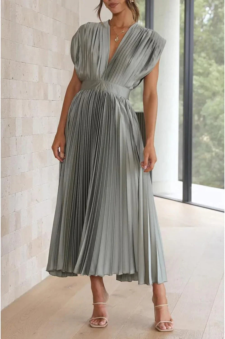 Alice | Vestido Midi Plissado