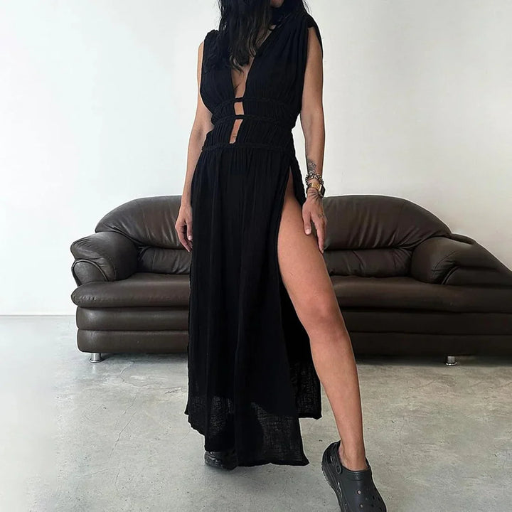 Afra | Vestido Longo Sem Mangas