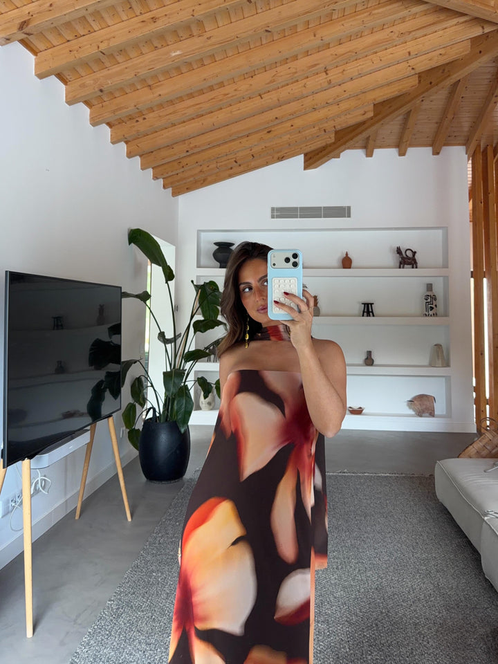 Carla / Vestido marrom