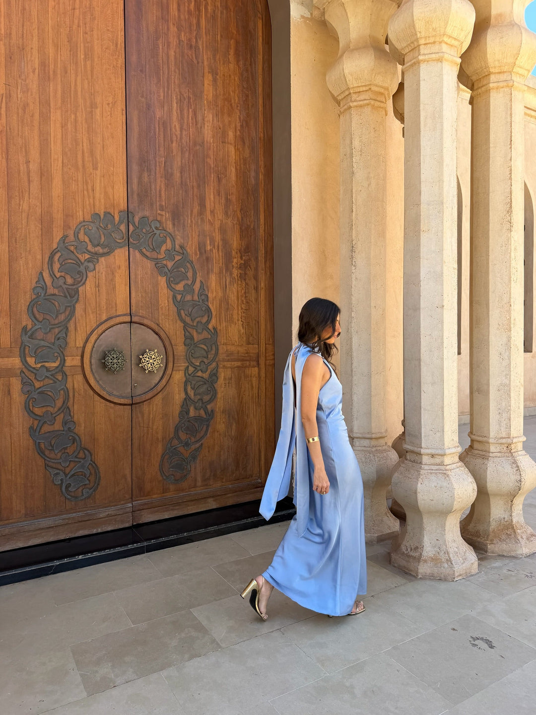 Vestido Safira em azul céu