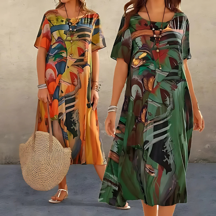 Orla – Vestido Floral Confortável