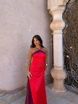 Vestido Oasis em vermelho