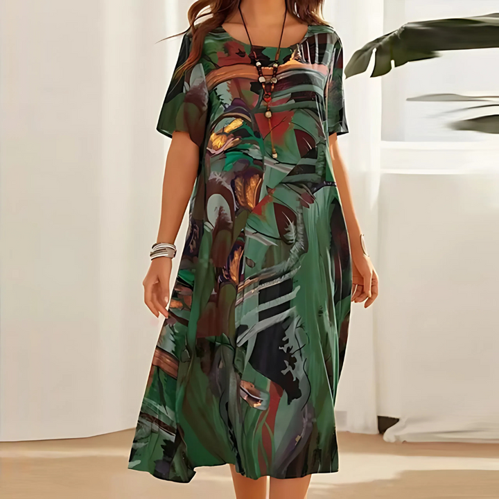 Orla – Vestido Floral Confortável